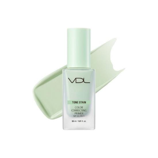 VDL Tone Stain Kleurcorrigerende Primer Mint Roodheid Neutraliserende Make-up Basis 30ml white