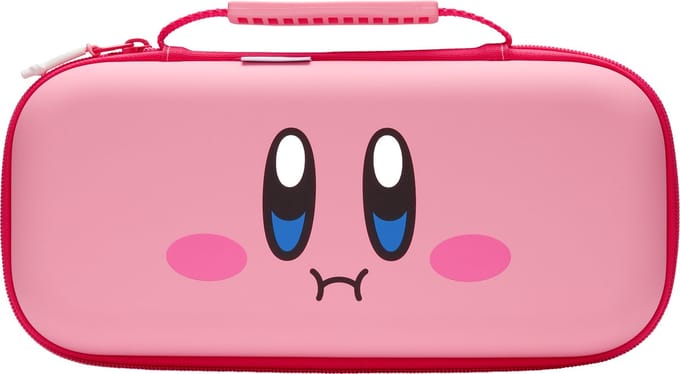 PowerA Beschermhoes Nintendo Switch, 2, Lite, OLED - Kirby Puff - Roze