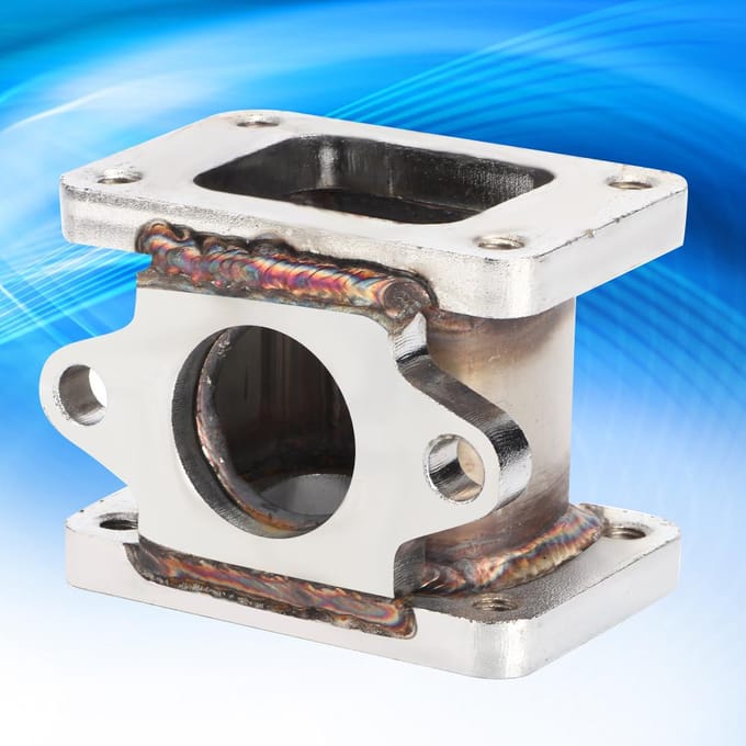 T25 naar T25 T2 naar T2 RVS Uitlaatadapter Externe Wastegate Flens gray