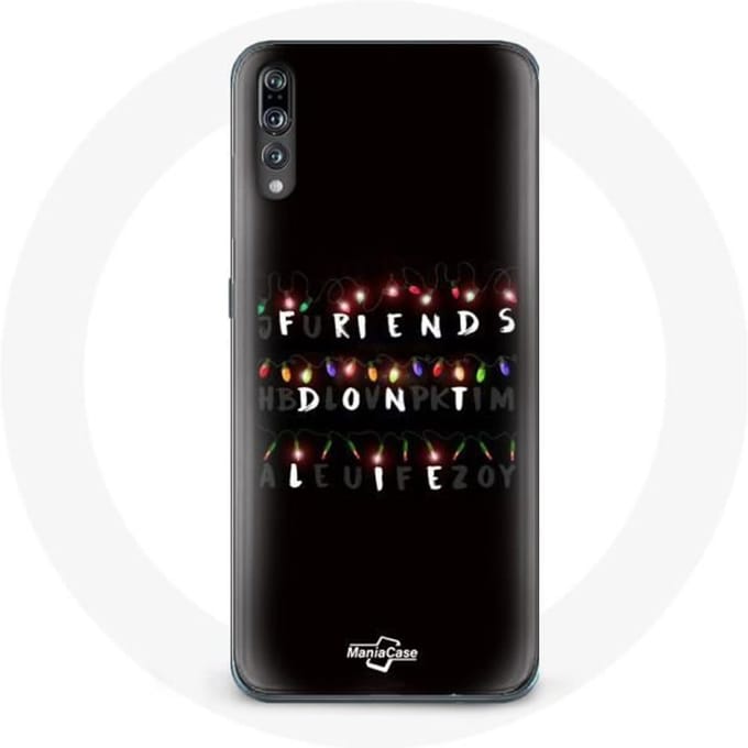 Coque pour Huawei P20 Pro Stranger Things Affiche Friends Don't Lie Joyeux noël