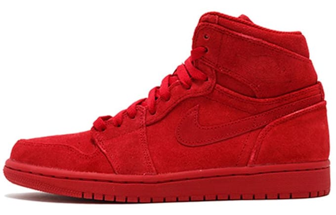 Jordan 1 Retro Rood Suede 332550-603 46 red