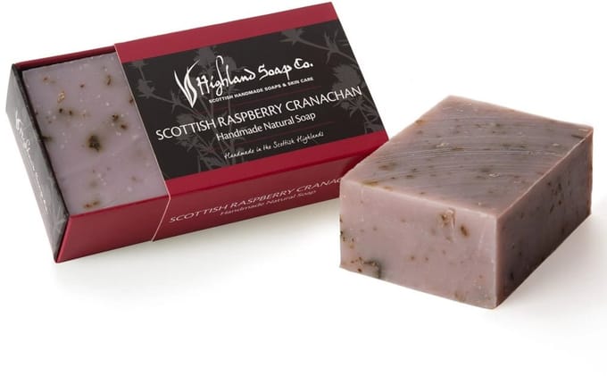 Ambachtelijke Zeep 190g - Wild Scottish Raspberry - Highland Soap Company