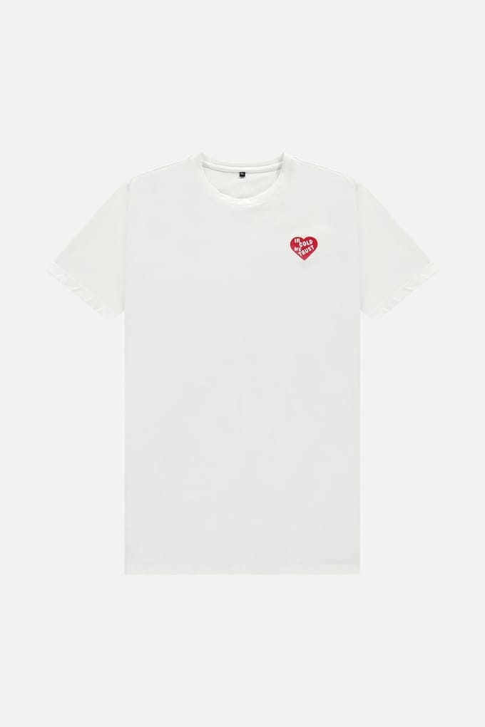 In Gold We Trust The Love Below White Taglia: L | Maglie Sportivi Outlet | Unisex | Bianco