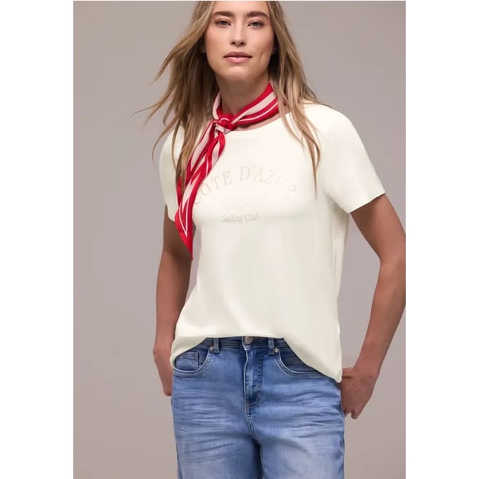 Shirt met tekst
