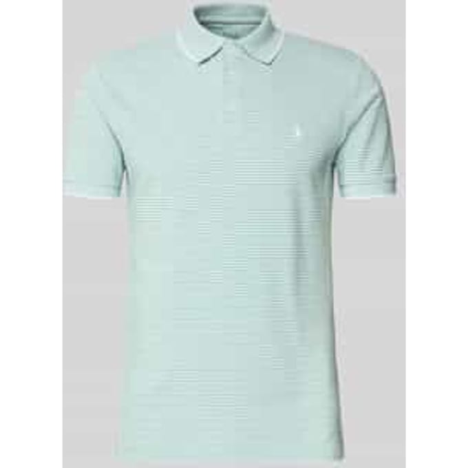 Slim fit Poloshirt van Katoenmix