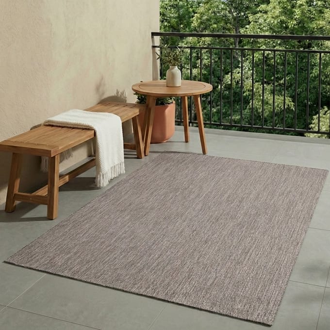 NATURL. Buitenkleed - Costa Taupe - 80x150cm