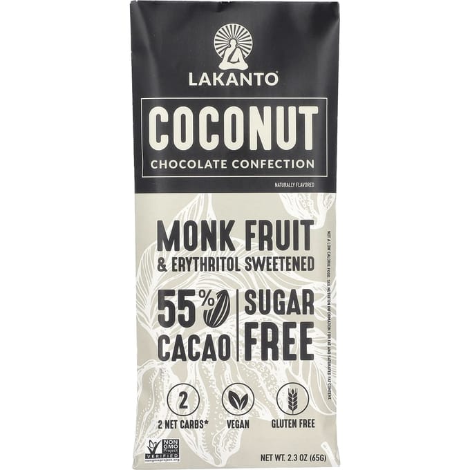 Lakanto, Kokos Chocolade Conditioner, 2,3 oz (65 g) white