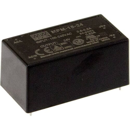 MEAN WELL MPM-15-3.3 AC/DC-printnetvoeding 3.3 V/DC 3.5 A 11.6 W