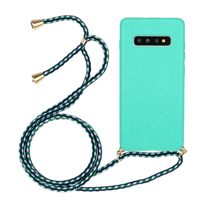 Mocaa Samsung Galaxy S10 Telefoonhoesje met Koord Groen