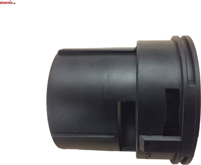 Starmix Bajonetsluiting 49 mm voor op een dikke slang