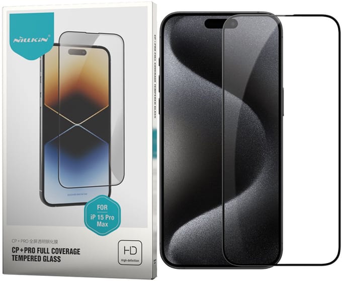 Nillkin iPhone 15 Pro Max Screenprotector Anti-Explosie Tempered Glass