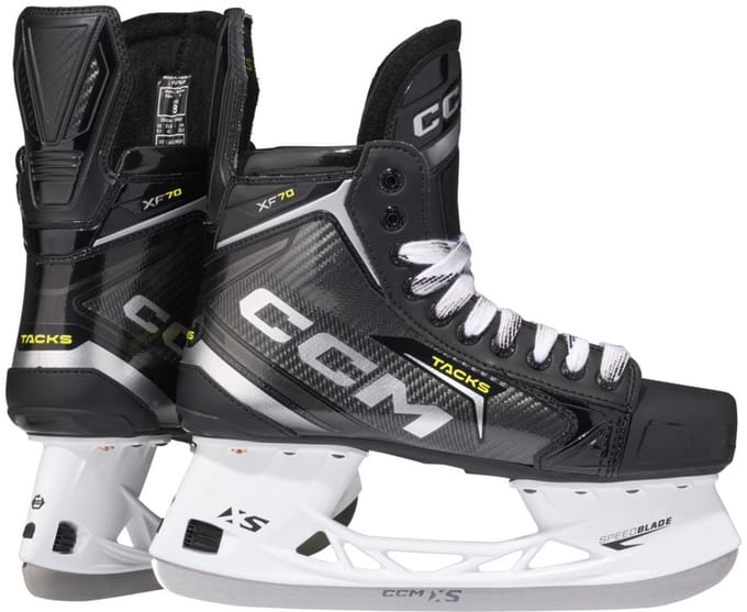 CCM - Tacks XF70 IJshockeyschaatsen - Heren - Zwart - Regular - 45
