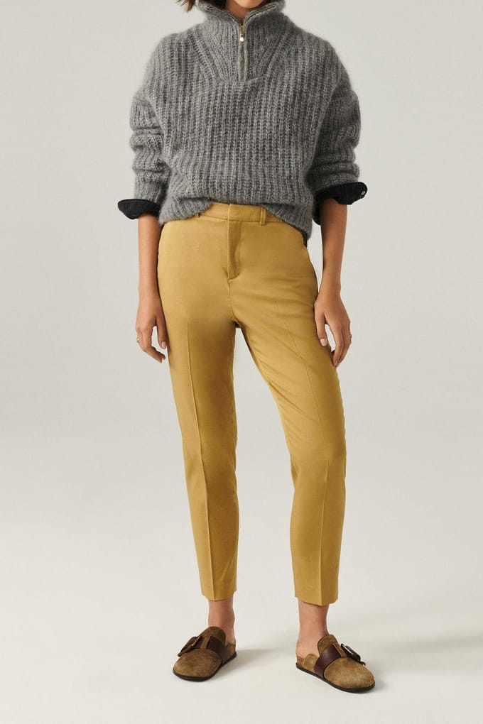 BA&SH Pantalon Darcy Olive Taglia: S | Pantaloni da completo Outlet | Donna | Verde