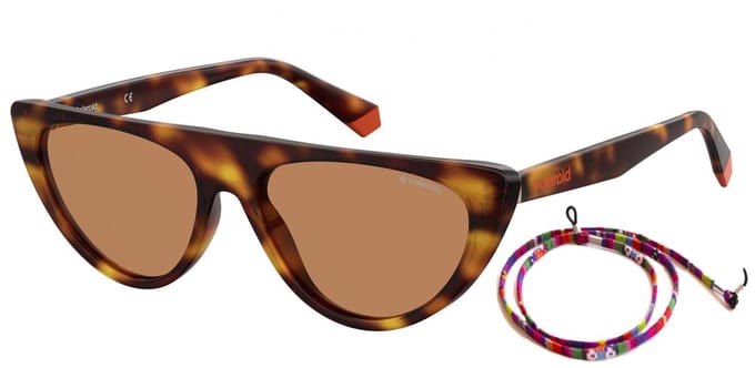 Polaroid Vrouwen Zonnebril PLD 6108/S Multicolor met zonnebrillenkoordje