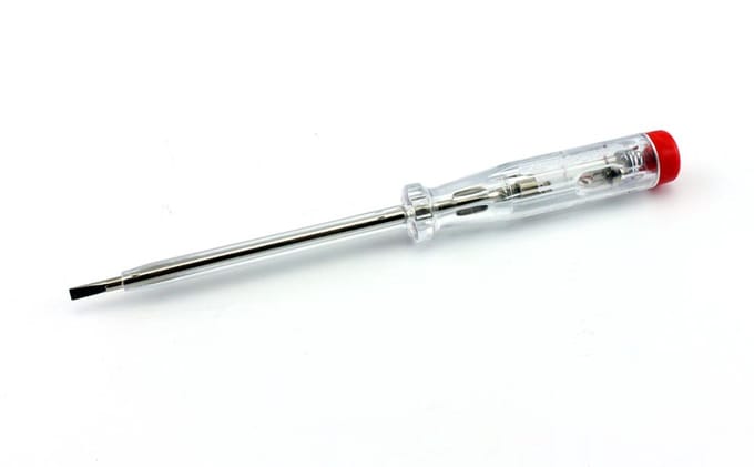 Spanningszoeker 120-250V 190 mm – VDE/GS & CE Gecertificeerd – Schroevendraaier Spanningstester – TOOLTECH