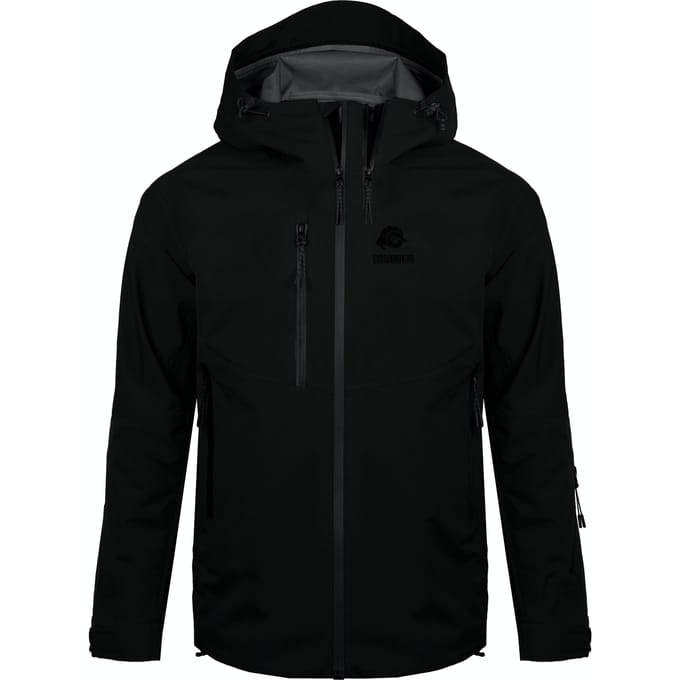 Heren 3-Laags Hardshell Wandeljack Zwart