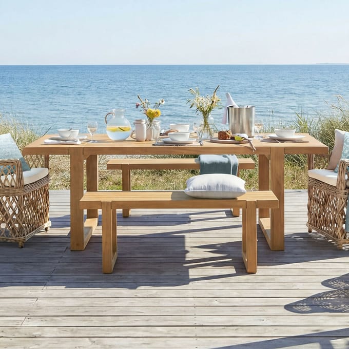 LOBERON Tafel Halinor bruin