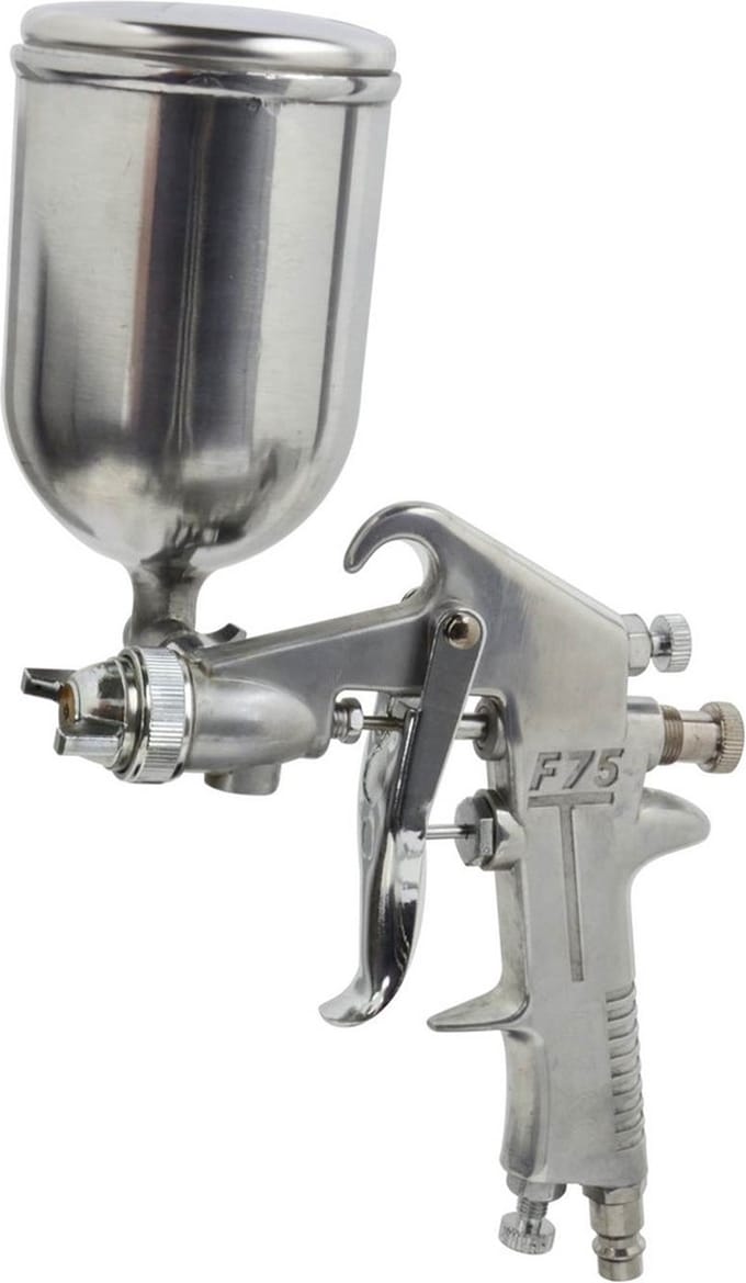 GEKO Spuitpistool - 300 ml - Bovenbeker - 1,5 mm Nozzle - 4,5 kg/cm² Druk