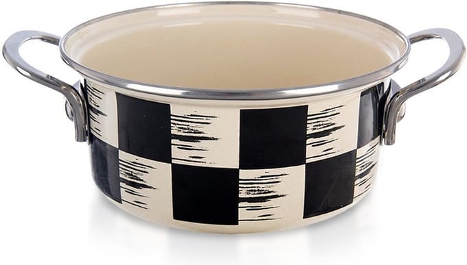 Kookpan Geëmailleerde DAMBORD 18 cm, 1,5 l - Kookpot - Soeppan