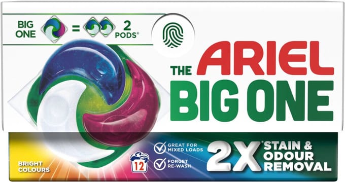 Ariel 4in1 Wasmiddel Pods The Big One Color 12 stuks