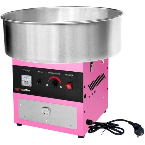 GGM Gastro Zuckerwattemaschine - Ø 520mm - 950 Watt - Rosa
