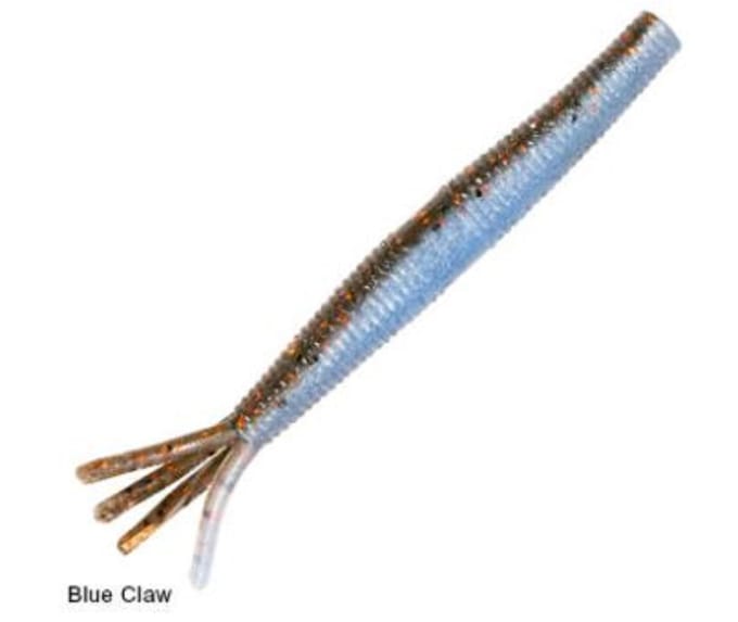 Leurre souple Zman Hula Stickz 4 pouces 6/paquet griffe bleue (9870)