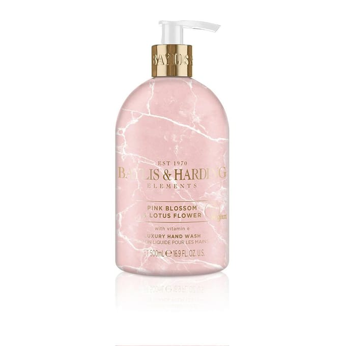 Baylis &amp; Harding Elements Pink Blossom &amp; Lotus Flower Hand Wash 500 ml