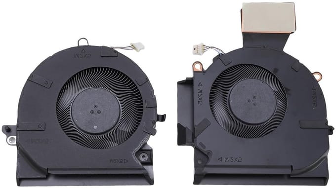 Krachtige CPU en GPU Koelventilator voor OMEN 16-B Laptops - Snelle Koeling en Duurzaam Aluminium Ontwerp