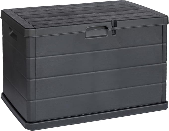 Relaxwonen - Kussenbox - 170L - Antraciet - extra opbergruimte
