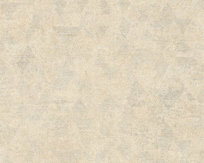 MODERN GRAFISCH BEHANG | Glinster Effect - beige - A.S. Création My Home My Spa