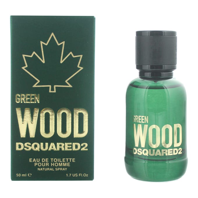 Eau de Toilette - GREEN WOOD - Voor Mannen - 50 ml - Verstuiver - Fris Parfum