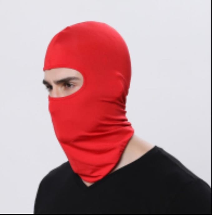 Bivakmuts motor / Motormuts / Muts motor / Balaclava / Skimuts Rood
