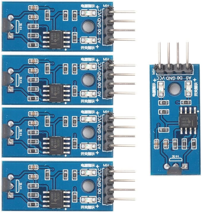 Dailygoody - Schakelaar Hall-sensor - Effect Sensor - Eenvoudige installatie - Magnetische detector - Snelheid tellen - Geschikt voor projecten - Comp...