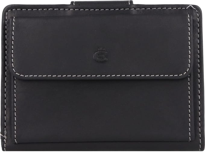 Esquire Dallas Portemonnee RFID Leer 12,5 cm - Jongens - Horizontaal - schwarz