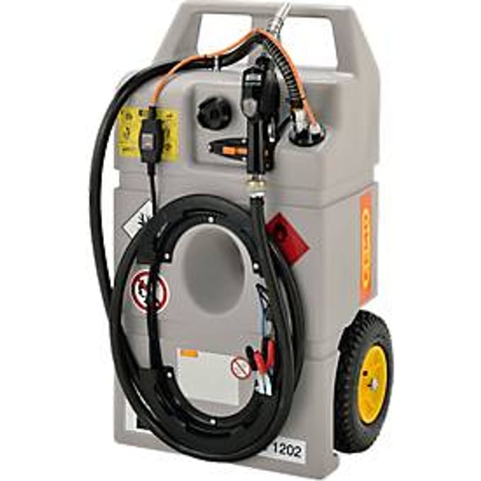 Mobiele tankinstallatie Diesel-trolley, 100 l, Elektrische pomp 12V, slang 3 m