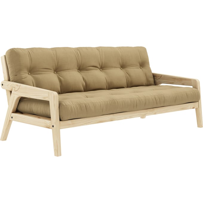 Karup Grab Slaapbank - 758 Wheat Beige - 101ClearLacquered