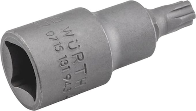 Wurth - 1/2 inch TX-IPR dopsleutel - 1/2 inch dopsleutel TX IPR Aansluiting TX40 Soort aandrijving Binnenvierkant