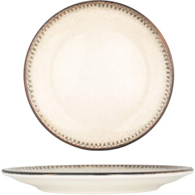 Bonna Dessertbord - Cortado - Porselein - 19 cm - set van 6