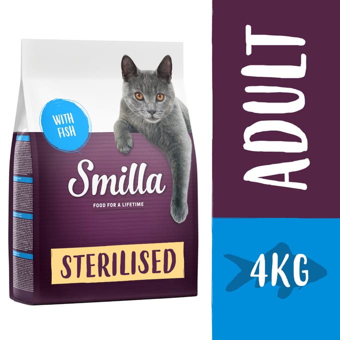 4 kg Smilla Adult Sterilised Fish Kattenvoer
