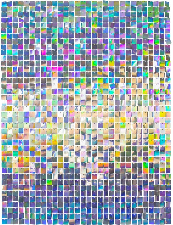 Folat - Backdrop wandpanelen set - iriserend - 30 x 30 cm