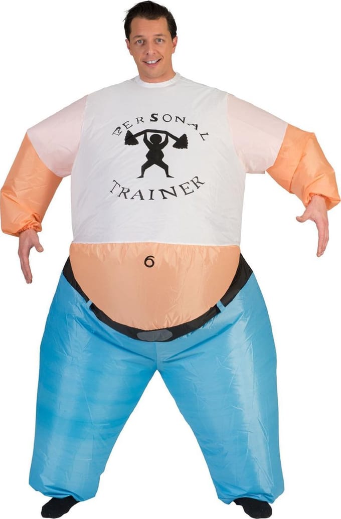 Opblaasbaar kostuum  - Verkeeldkleding -  Personal Trainer