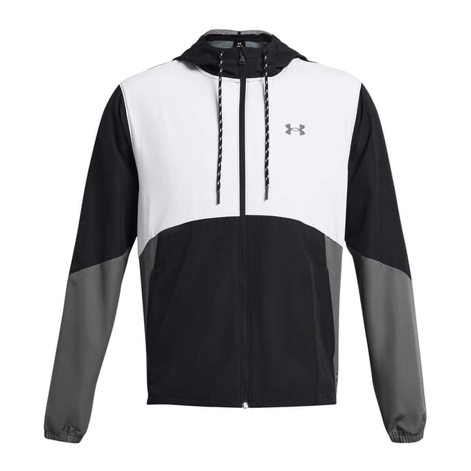 Under Armour Heren Legacy Hooded Windbreaker (Zwart)