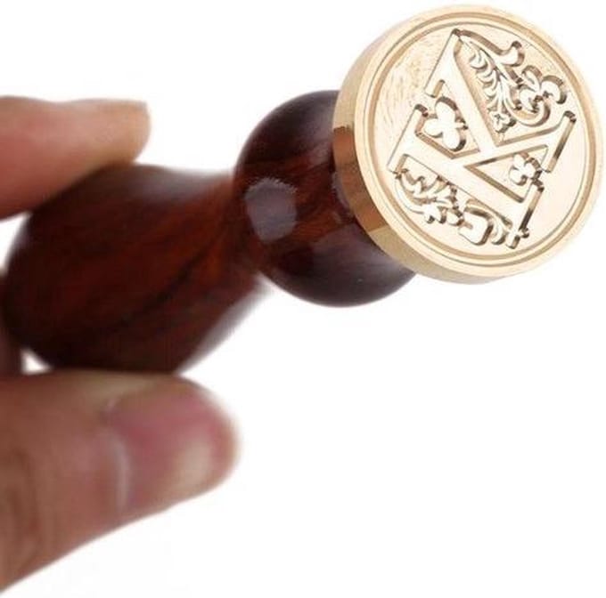Houten Stempel met Letter K | Wax Seal | Stempelen