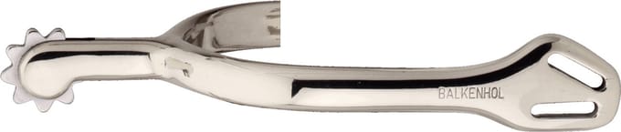 Sprenger Sporen for Men German Silver highly polished 9 Point Big Rowel 40mm
