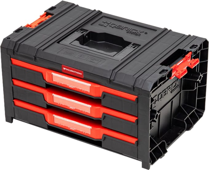 Toolbrothers RHINO Drawer 3 ECO Organize+ met drie laden + bakken IP54