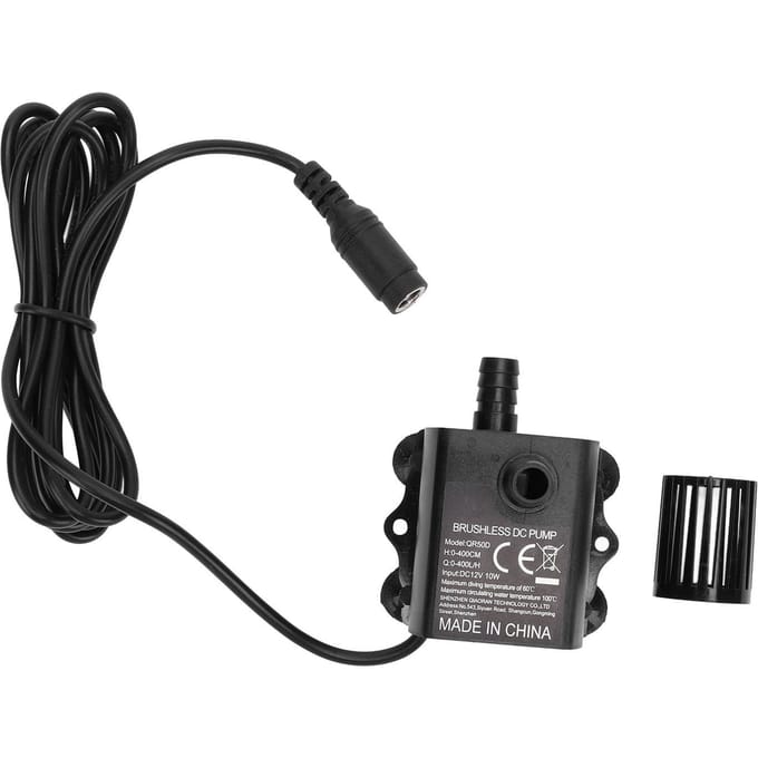 Dompelpomp DC 12V 10W 0?400L/H Borstelloze Onderwaterpomp voor Aquarium