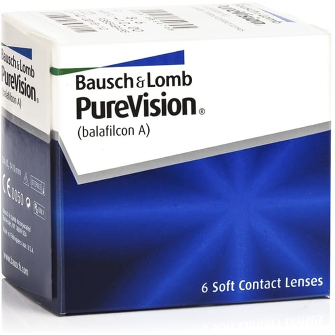 -1,50 PureVision - 6 pack - Maandlenzen - Contactlenzen - BC 8,60