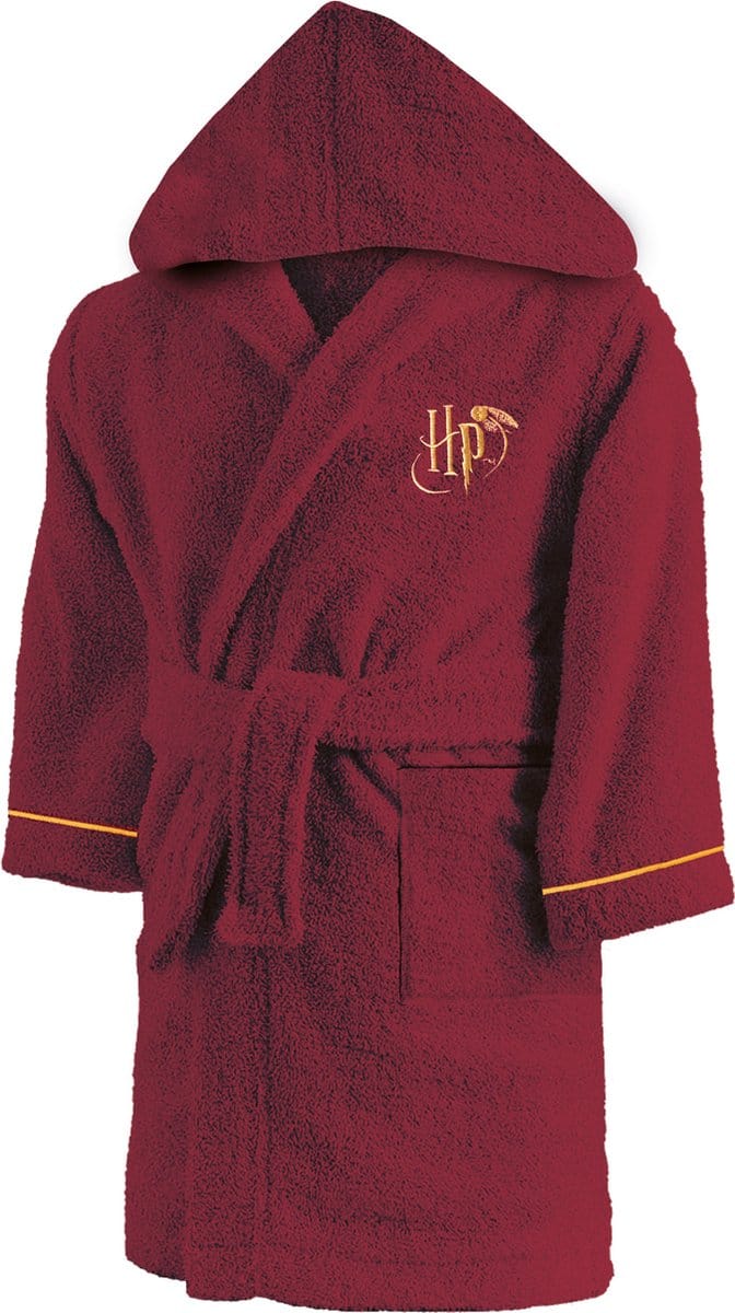 Harry Potter Badjas Red team - 6/8 jaar - Unisex - Katoen