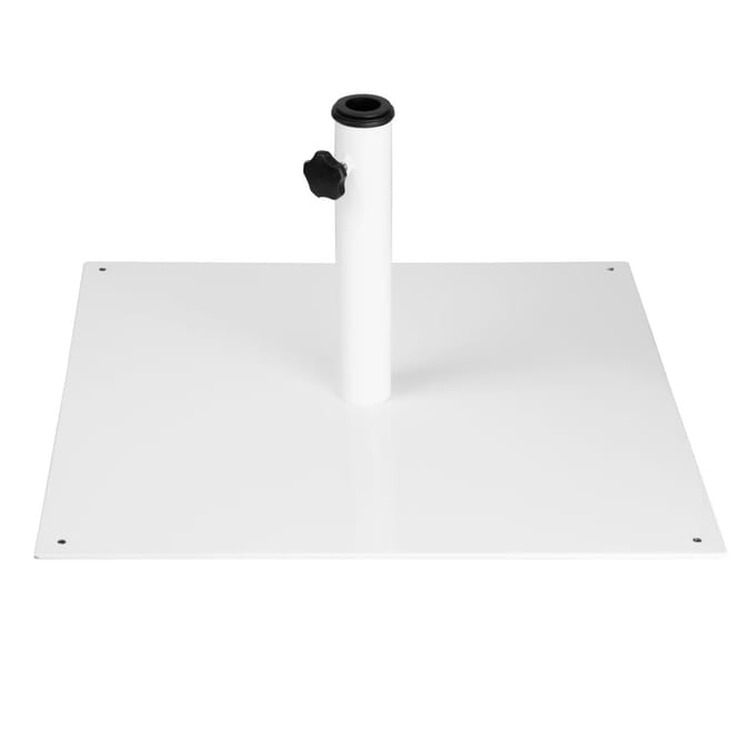 Bolero Platte Metalen Parasolvoet Wit - 18Kg