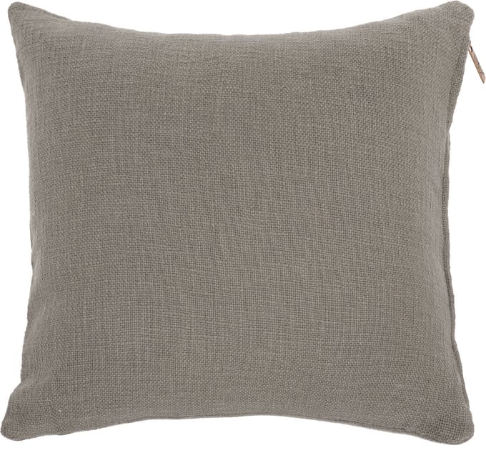 Tiseco - Kussen (gevuld) COTTON SLUB - met rits - 60x60 cm - Taupe